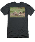 1 Cheetah Cubs Playing Around Resting Mother Brood of Seven Yashpal Rathore Natureplcom T-Shirt