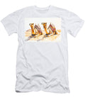 2 Camels Sitting in the Desert Lauras Creations T-Shirt