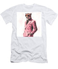 A Cheetah in a Pink Suit and Sunglasses Sanusi Rotimi T-Shirt