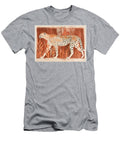 A Cheetah Walks Through Tall Grasses Its Spotted Coat Blending Sanusi Rotimi T-Shirt