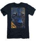 Abstract Wolf Portrait Spotted Hyena Luna Farmer T-Shirt