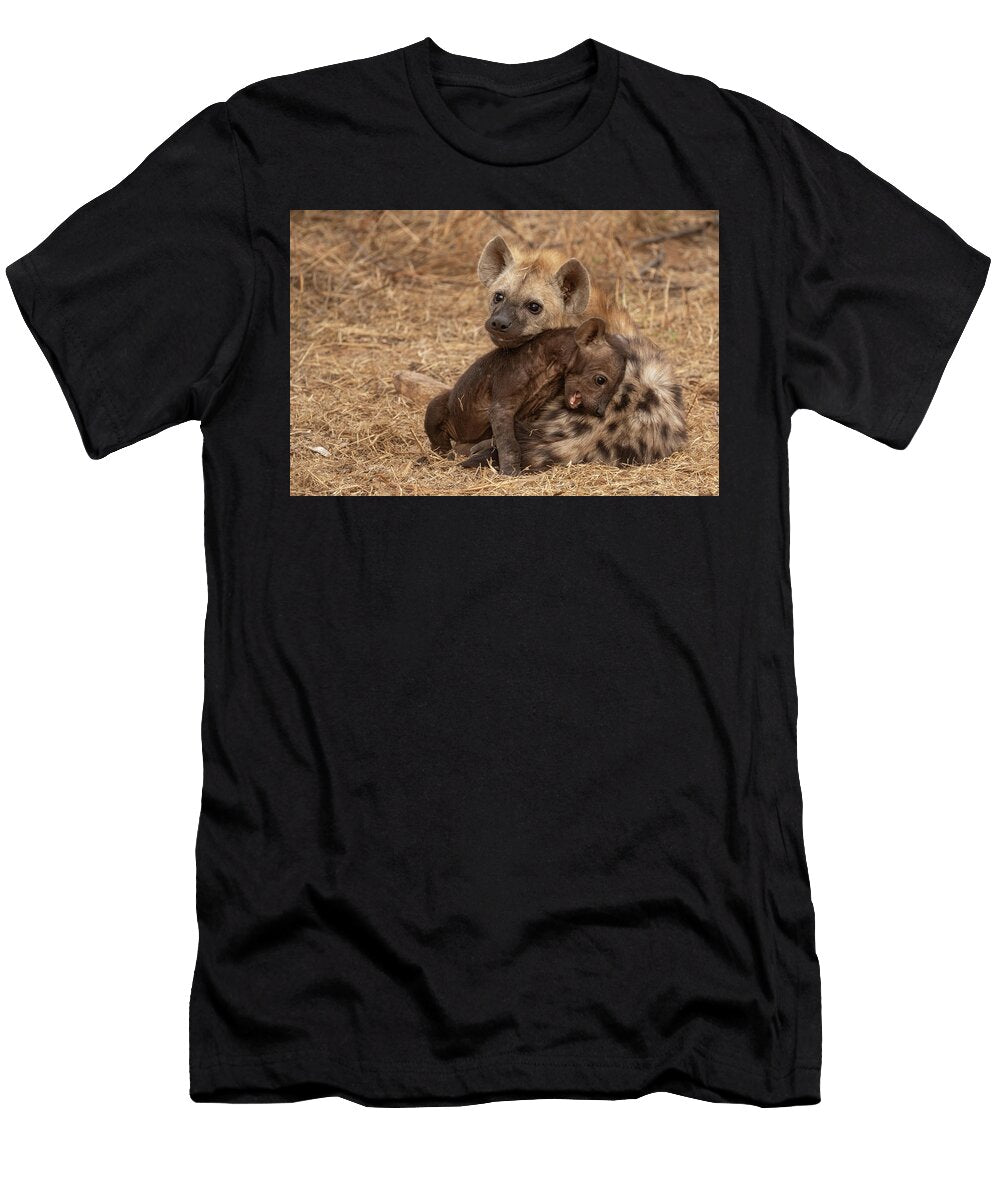 Hyena and Cub Resting Together Maryjane Sesto T-Shirt