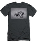 Hyena Carrying Prey in Motion Blur George Erwin Turner T-Shirt