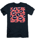 Leopard Kiss Print Lipstick Fashion Texture Seamless Pattern Julien T-Shirt