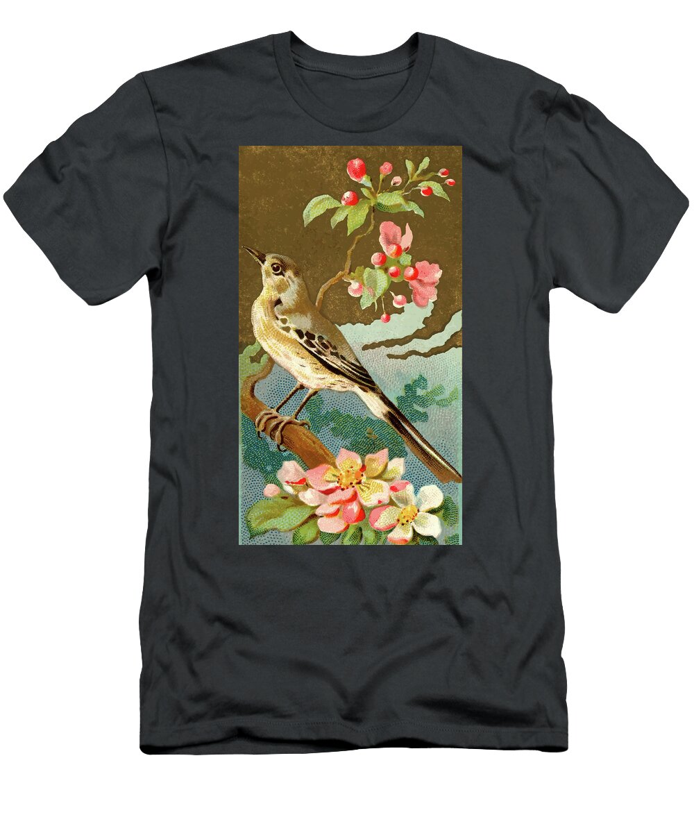 Mockingbird Vintage Animal Illustration Vintage Animal Illustrations T-Shirt