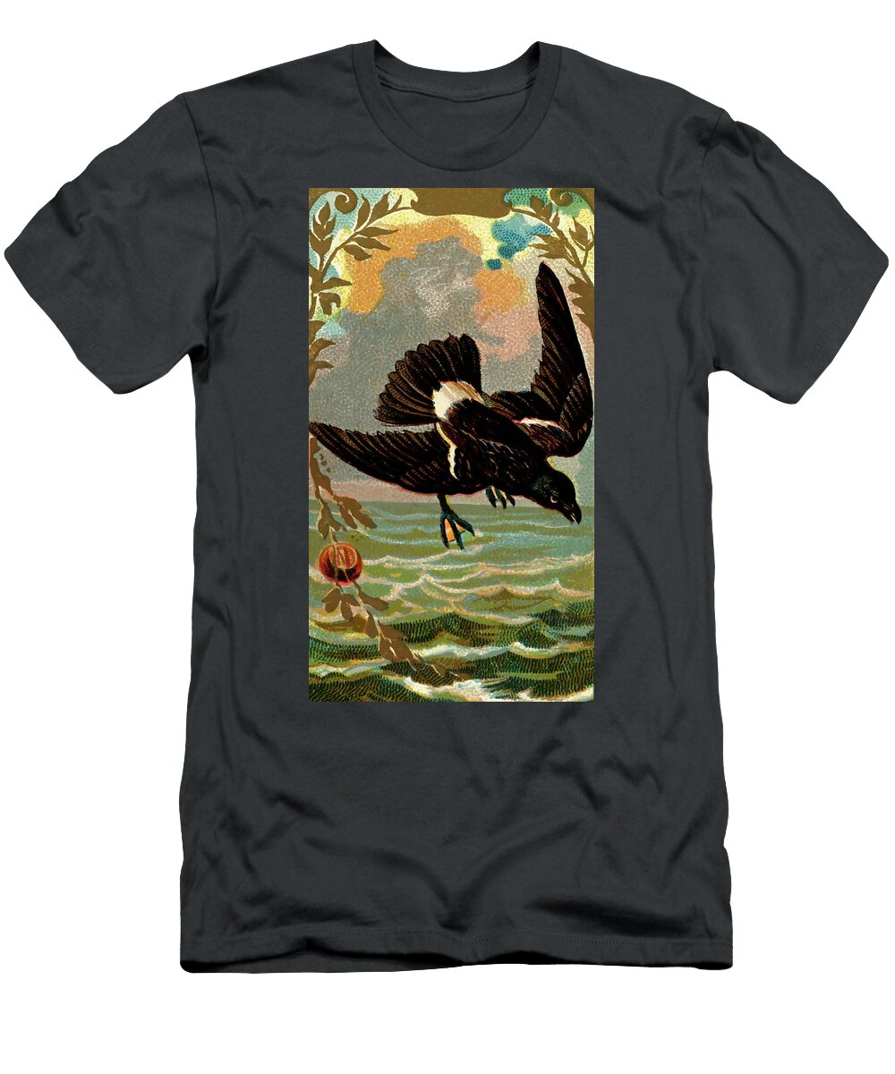 Mother Careys Chicken Vintage Animal Illustration Vintage Animal Illustrations T-Shirt