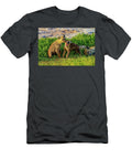 Playful Hyenas on a Sunny Day Next Frame Gallery T-Shirt
