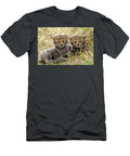 Two Cheetah Cubs Lying Down in Grass Masai Mara National Sylvain Cordier Natureplcom T-Shirt