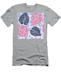 Wild Jungle Seamless Pattern Background with Hand Drawn Leopard Spots and Palm Leaves Wild Life Julien T-Shirt
